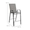 Flash Furniture 4PK Gray Outdoor Barstools with Flex Material 4-JJ-092H-GR-GG - alternate 8